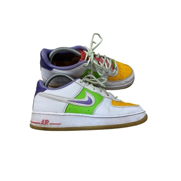 Nike Air Force 1 LV8 (GS) Shoes White Space Purple Style FD1035 100 Size 7Y - Picture 1 of 12